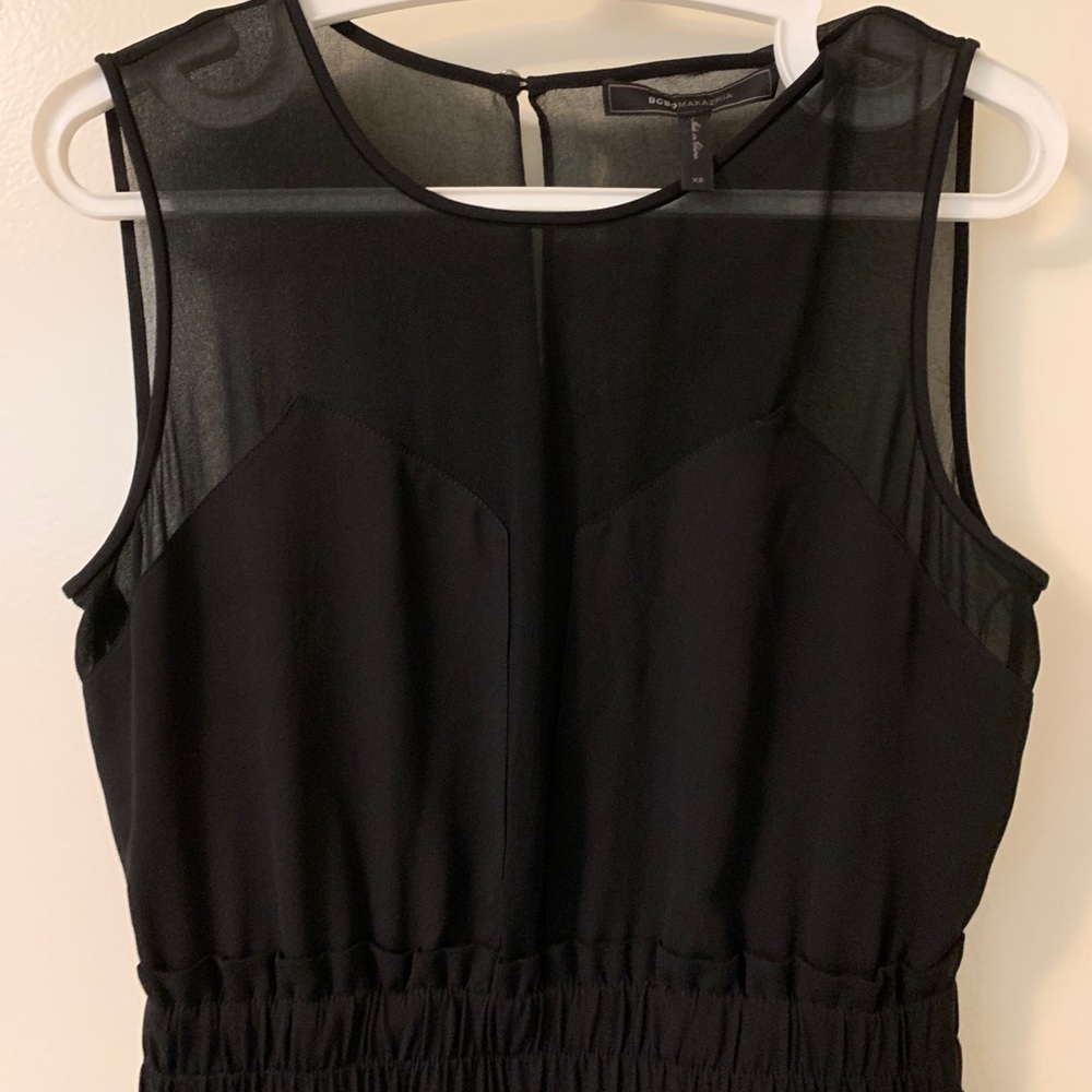 BCBG mini black cocktail dress